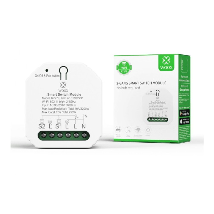 WOOX R7279 Wireless Dual WiFi Power Controller