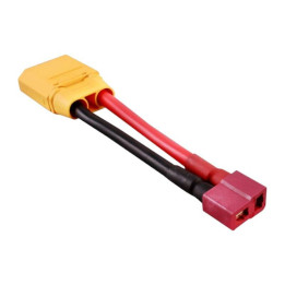 Gens ace Adaptador Gens ace Deans(T) hembra a XT90 macho, AWG#12 60 mm? Adaptador T?hembra a XT90 macho, AWG#12 60 mm