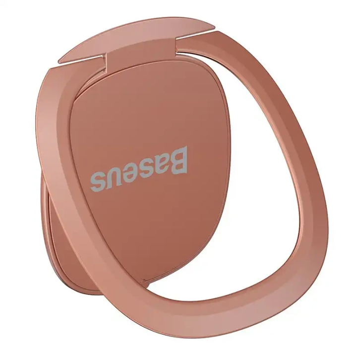Держатель Baseus Invisible Ring для смартфонов (розовое золото)