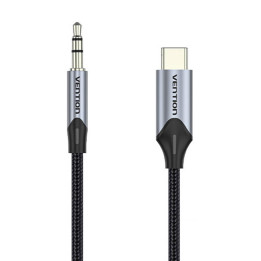 Cable Audio USB-C to 3,5mm mini jack 1m black
