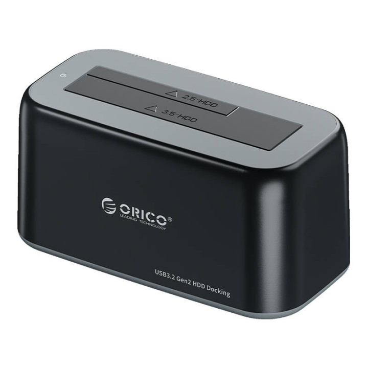 Estación de acoplamiento Orico para HDD / SSD de 2,5/3,5", 5 Gbps, USB-C a USB-C/A (negro)