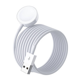 Caricabatterie wireless Choetech per Apple Watch USB-A (bianco)