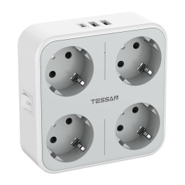 Розетка Tessan TS-302-DE-C