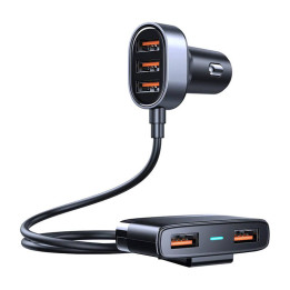 Caricabatteria da auto Joyroom JR-CL03 5 porte USB (nero)