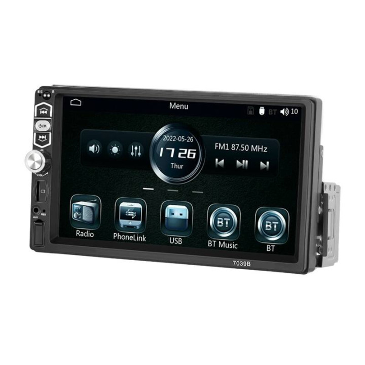 Moniteur de voiture 7.0" Podofo A3061 Carplay&Android Auto