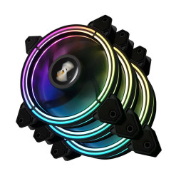 Ensemble ventilateur ordinateur ARGB Darkflash CF11 Pro 3en1 120x120 (noir)