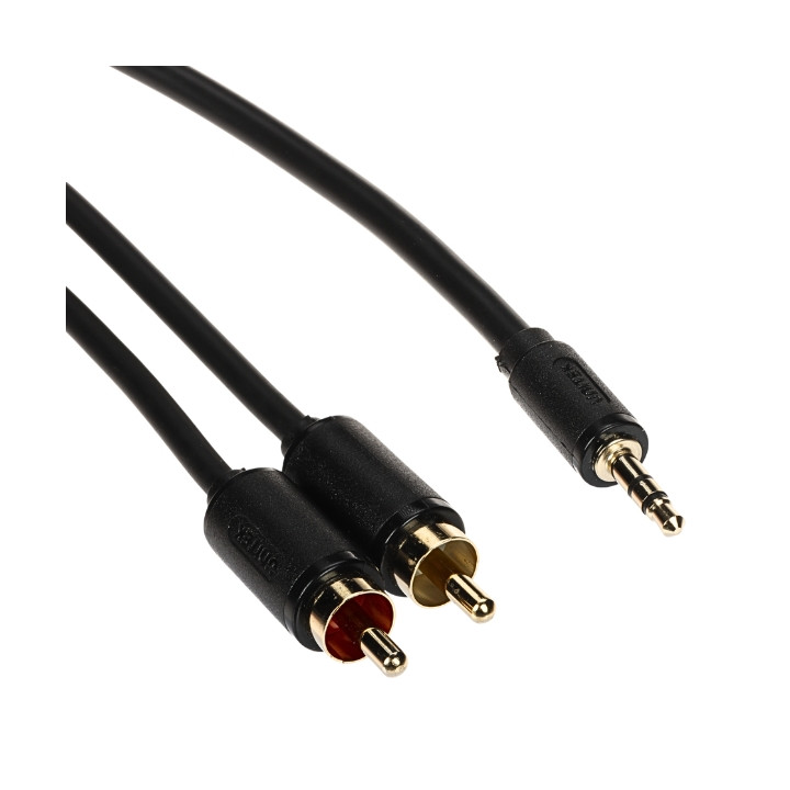 UNITEK C19022BK03 2 x RCA / 3.5 mm Jack TRS Audio Cable 3 m