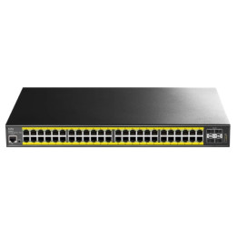 Cudy GS2048PS4-720W 48-портовый управляемый коммутатор Gigabit PoE++ Layer 2 с 4 портами 10G SFP+, бюджет PoE 720 Вт