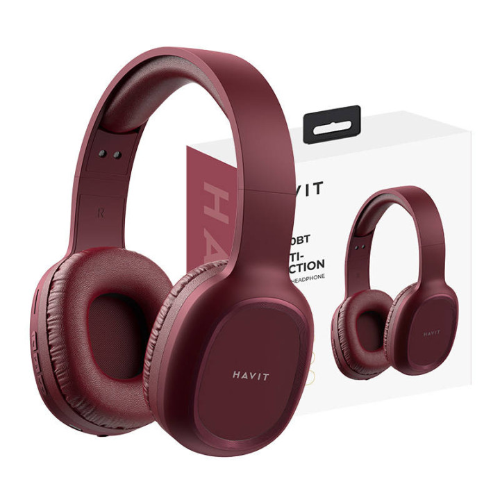 Беспроводные Bluetooth-наушники Havit H2590BT PRO (красные)