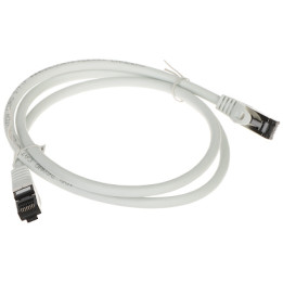 Lanberg RJ45/SFTP/8.1/1.0-GREY 1m SFTP Patch Cord Grey