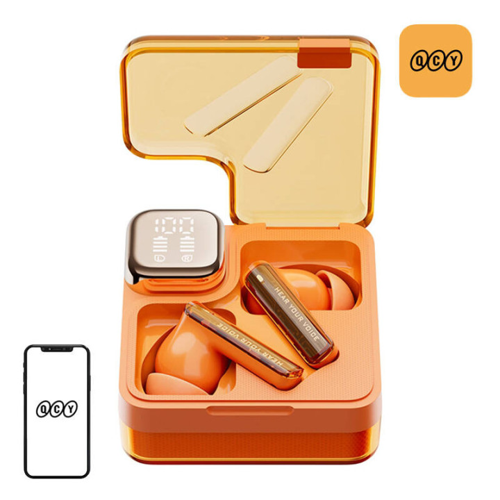 Écouteurs TWS QCY MeloBuds Neo T31 (orange)