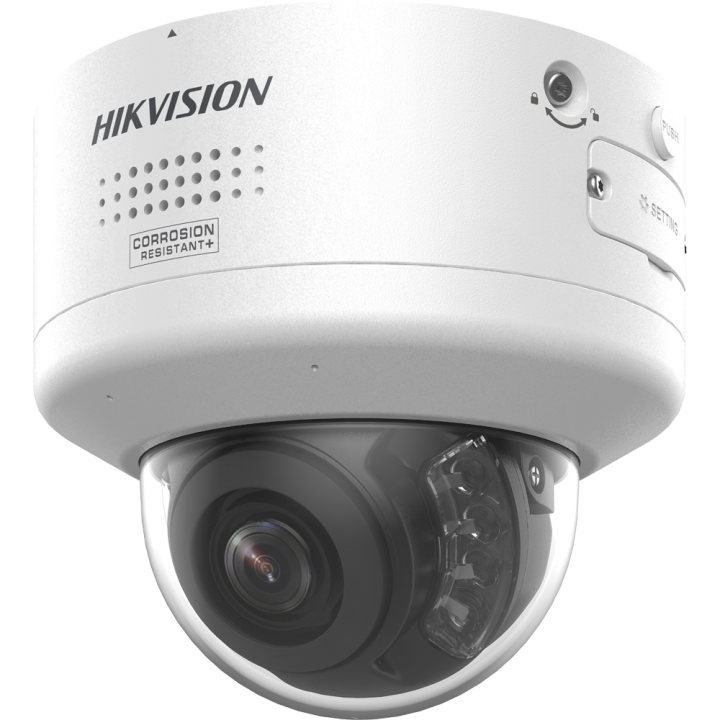 HIKVISION PRO DS-2CD2767G3-LIPTRZS2UY/SRB(2.8-12) 6MP Outdoor Dome IP Camera with PoE, IP67, Dual Illumination, 2.8-12mm Varifoc