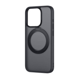 Custodia per telefono Baseus SkyRing Magnetic con supporto per IP 13 Pro + vetro temperato e kit di pulizia (nero)