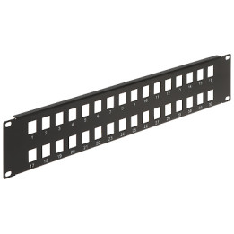 Keystone PP-32/FX/2U 32-Port RJ45 Patch Panel 2U