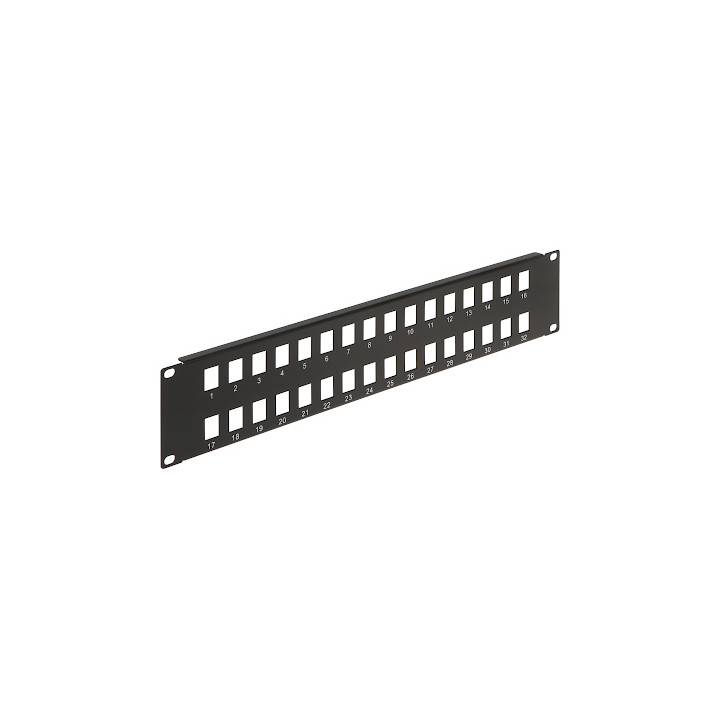 Keystone PP-32/FX/2U 32-Port RJ45 Patch Panel 2U