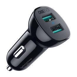 Caricabatteria da auto Choetech C0051 36W QC 3.0 (nero)
