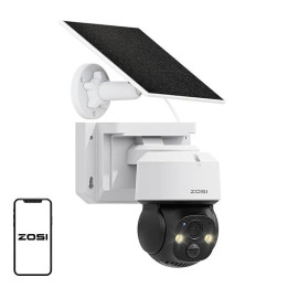 Outdoor IP camera with solar panel ZOSI C2914 WiFi 4MP IP66