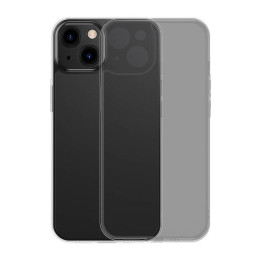 Custodia Baseus in vetro smerigliato per iPhone 13 Pro (nero) + vetro temperato