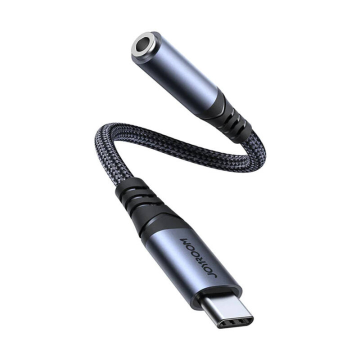 Аудиоадаптер Joyroom SY-C01 Type-C на 3,5 мм (черный)