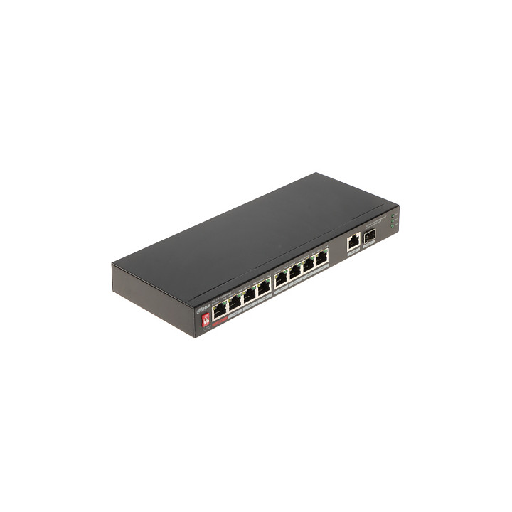 DAHUA PFS3110-8ET1GT1GF-96 PoE коммутатор 8 портов 96W