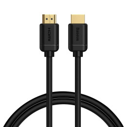 Kabel Baseus 2x HDMI 2.0 4K 60 Hz, 3D, HDR, 18 Gb/s, 1 m (czarny)