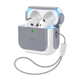 Custodia ibrida AirPods 4 Orbit (bianca)