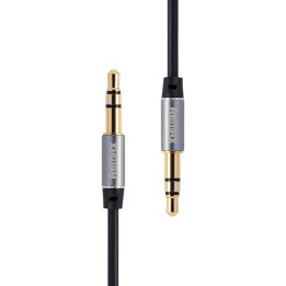 Mini jack 3.5mm AUX cable Remax RL-L100 1m (black)