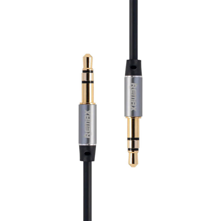AUX-кабель Mini jack 3,5 мм Remax RL-L100 1 м (черный)