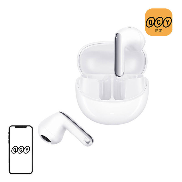 Auriculares TWS QCY AilyBuds Pro+ HT10 Pro, ANC (blanco)