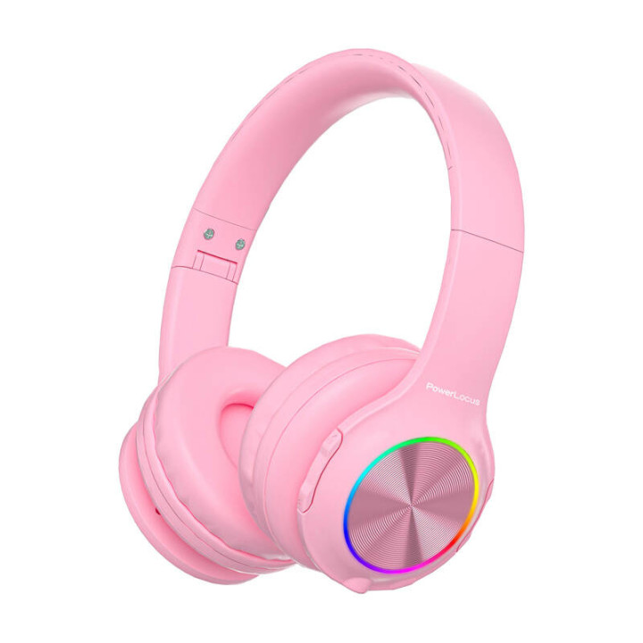 Auriculares inalámbricos para niños PowerLocus PLED (rosa)
