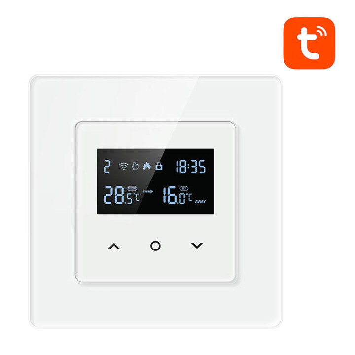 Умный термостат Avatto WT200-16A-W с электрическим отоплением 16А WiFi TUYA