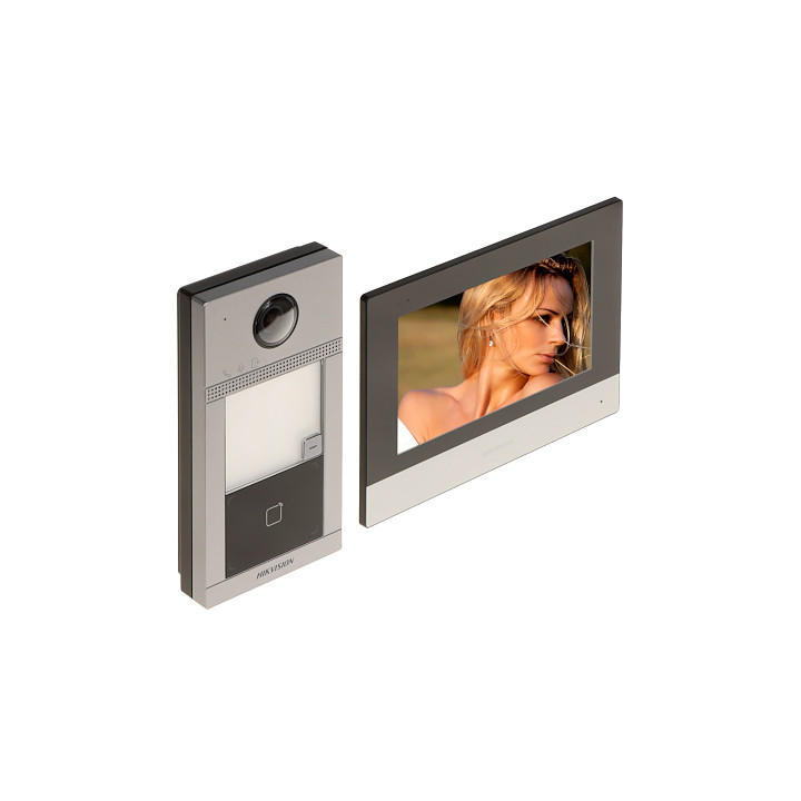 Hikvision DS-KIS604-S(C) IP видеодомофон PoE