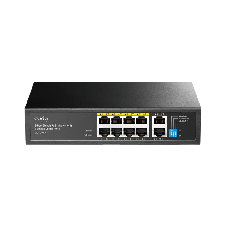 CUDY GS1010P 8-Port PoE Switch