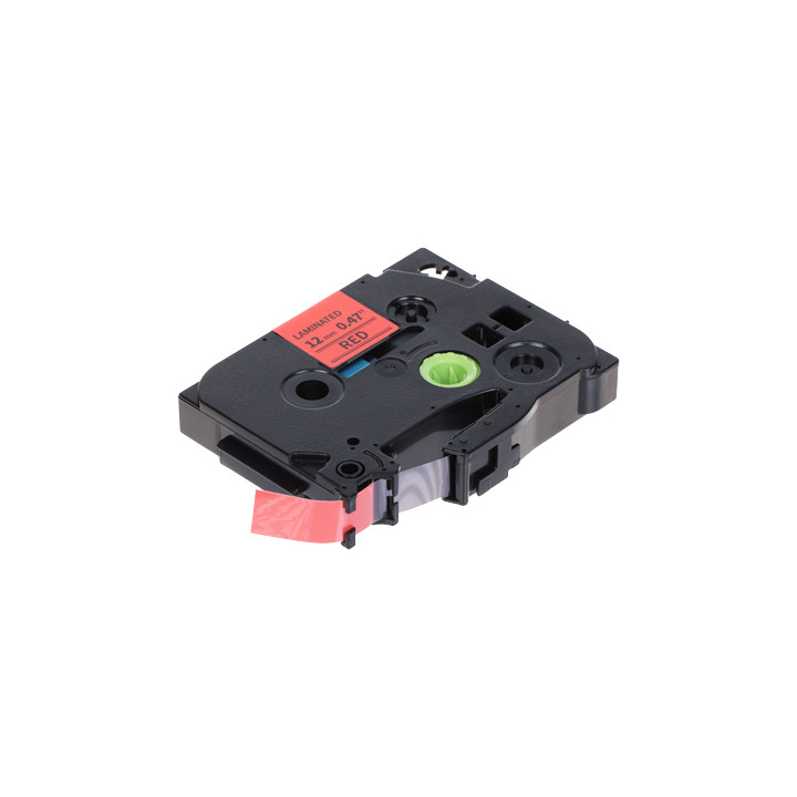 LABEL PRINTER TAPE TZE-431/R-B/12MM