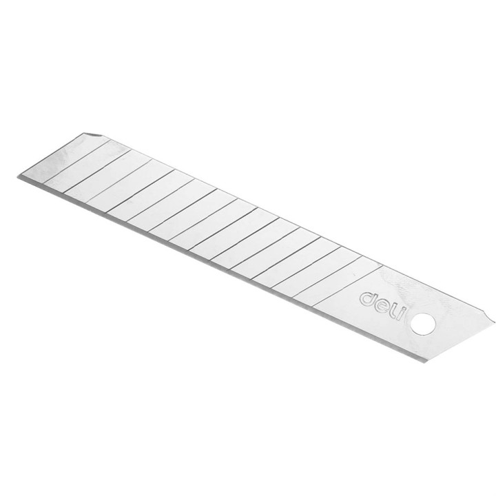 Нож 18мм 10шт головка лезвия Deli Tools EDL-DP (серебристый)