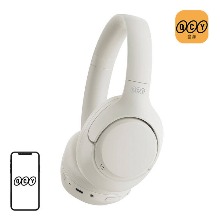 Беспроводные наушники QCY H3, ANC (белые)