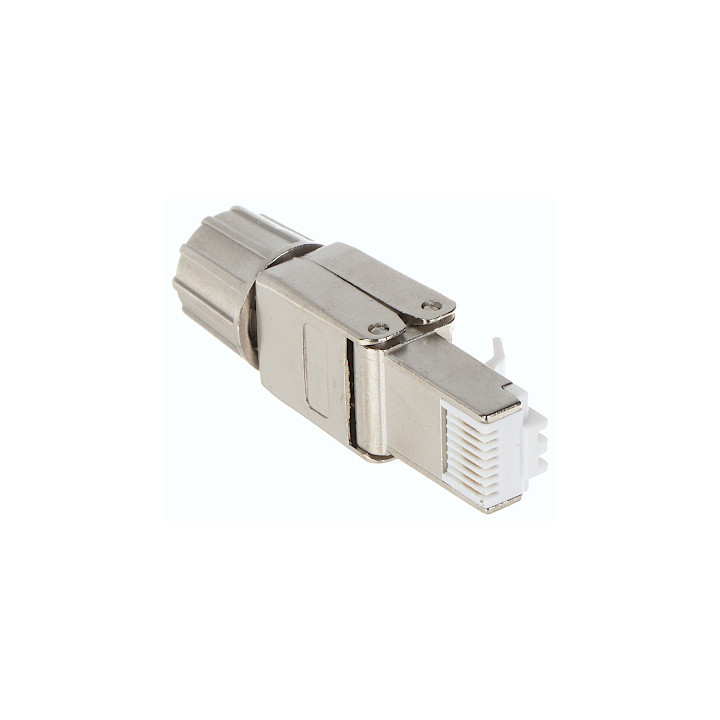RJ45/FTP6A-HAND Shielded RJ45 Keystone Connector Cat6A