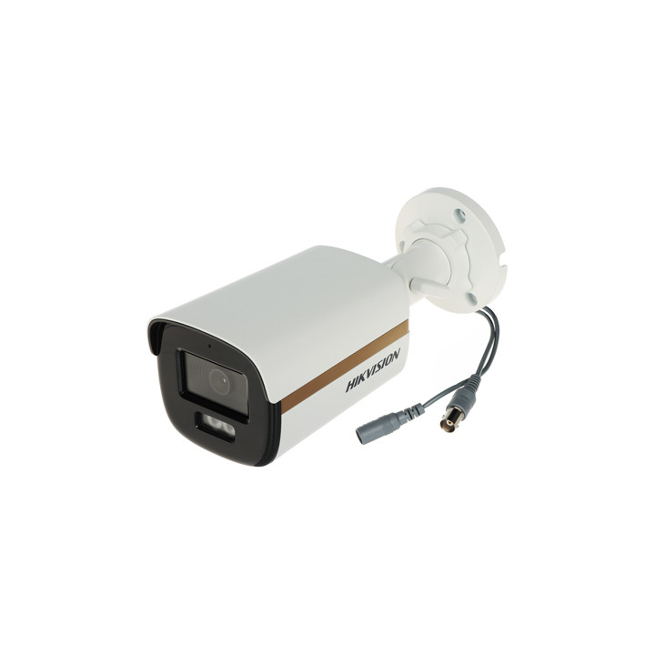 Cámara tipo bala fija PoC de doble luz Hikvision DS-2CE12KF3T-LE (2,8 mm) 3K ColorVu