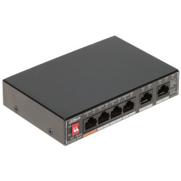 Dahua SG1006P 6-портовый неуправляемый Gigabit PoE коммутатор с 4 портами PoE