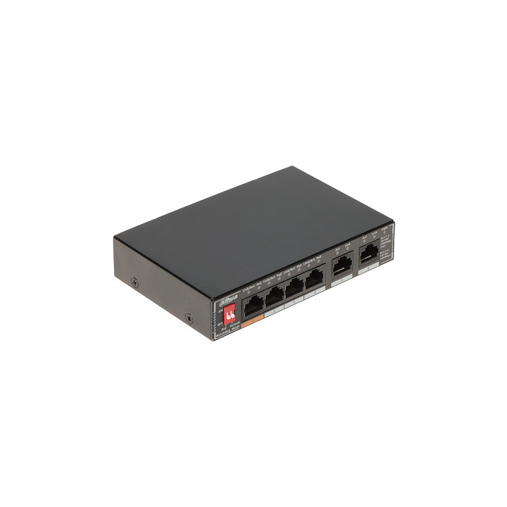 Dahua SG1006P 6-портовый неуправляемый Gigabit PoE коммутатор с 4 портами PoE