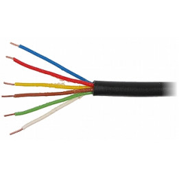 YTDY-6X0.5/ZEL Cable 6x0.5 mm² Green/Yellow