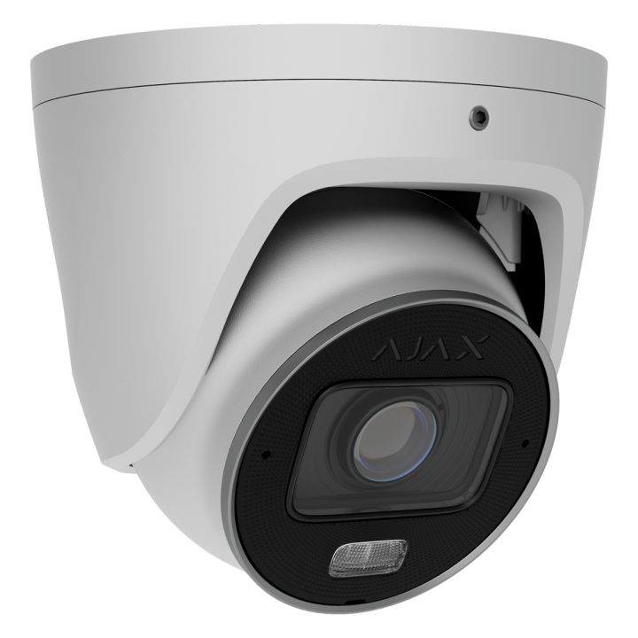 AJAXCCTV AJ-TURRETCAM-8-HLVF-W 8MP Turret IP Camera with Dual Illumination