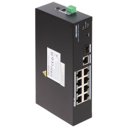 Hikvision DS-3T1310P-SI/HS 8-портовый Fast Ethernet Smart Harsh PoE коммутатор