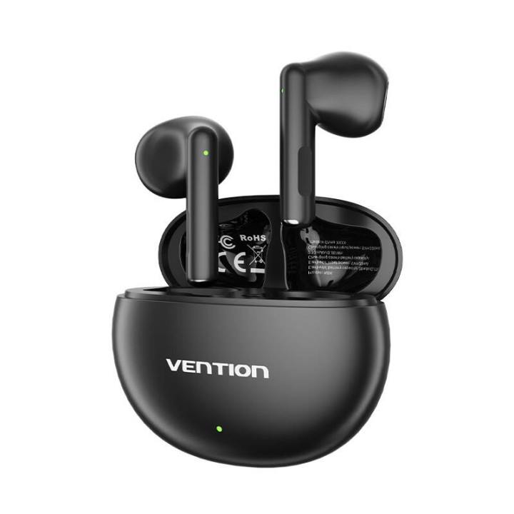 Auriculares inalámbricos, Vention, NBKB0, Earbuds Elf E06 (negro)