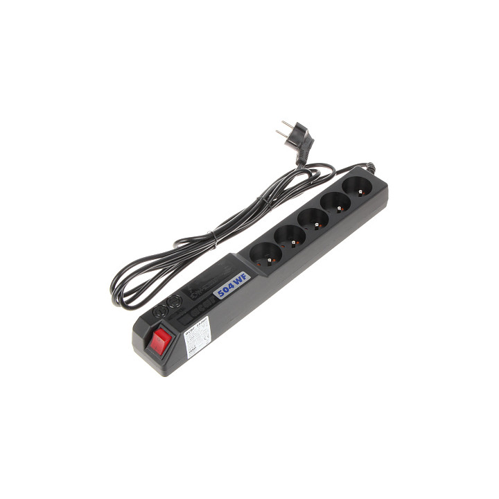 ACAR-504/WF/RACK Inteligentna listwa zasilająca Wi-Fi 4 gniazda 230V 10A z pilotem i timerem