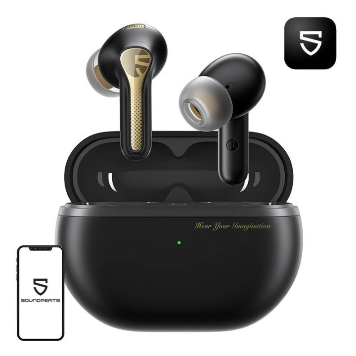 Auriculares TWS Soundpeats Capsule3 PRO +, ANC (negro)