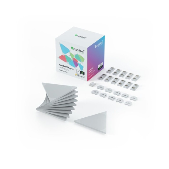 Nanoleaf Shapes Mini Triangles Starter Kit - light panels (9 light panels including controller)