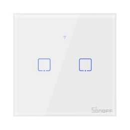 Smart Switch WiFi + RF 433 Sonoff T1 EU TX (2-Kanal)