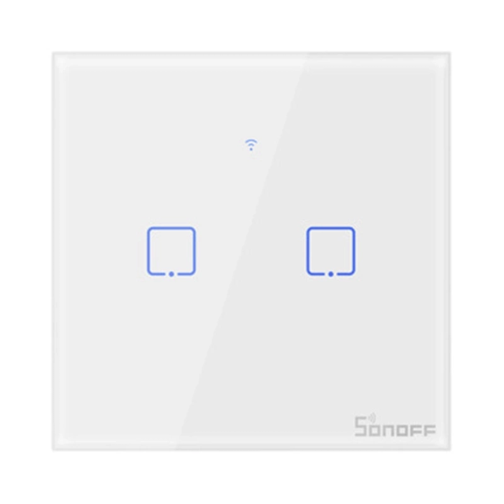 Smart Switch WiFi + RF 433 Sonoff T1 EU TX (2-Kanal)
