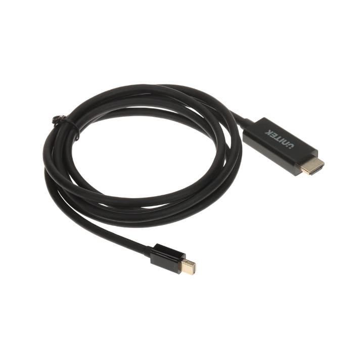 ADAPTER HDMI-W/DP-MINI-W-2M HDMI, Mini DisplayPort - 4K UHD UNITEK